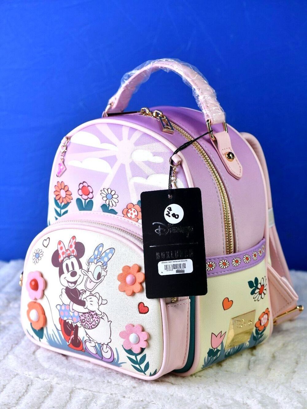 Disney Minnie & Daisy Friendship Bracelet Mini Backpack-NWT